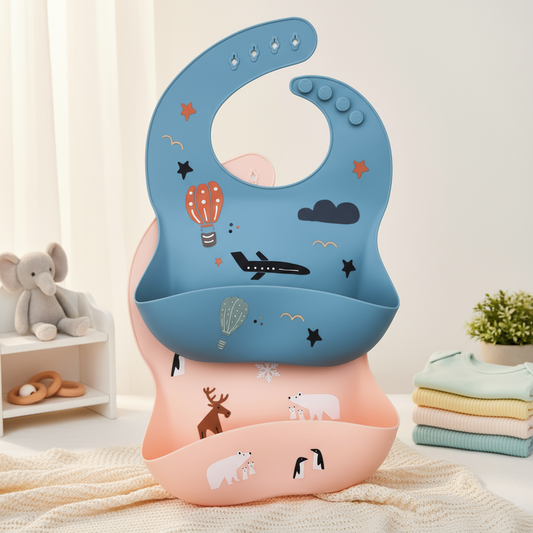 Silicone Printed Bibs