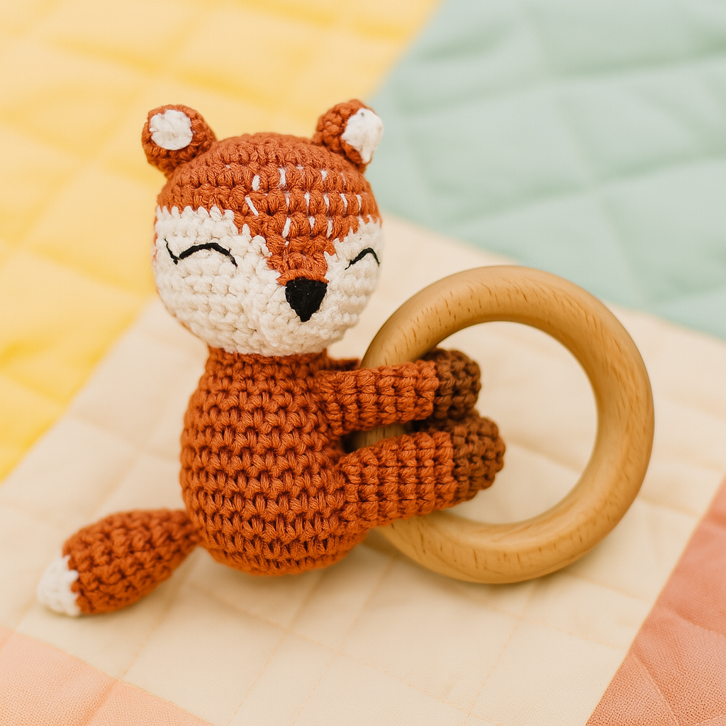 Crochet Rattles - Fox