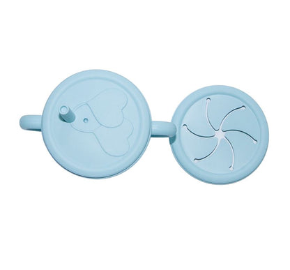 Drinking cup & snack holder