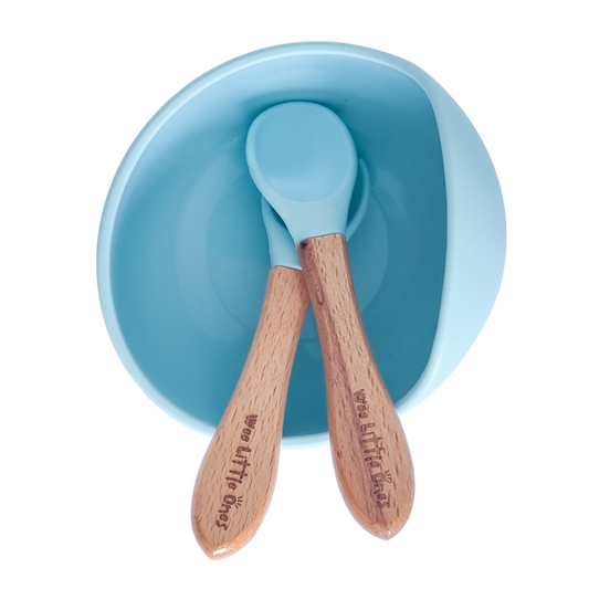 Silicon Bowl and spoon