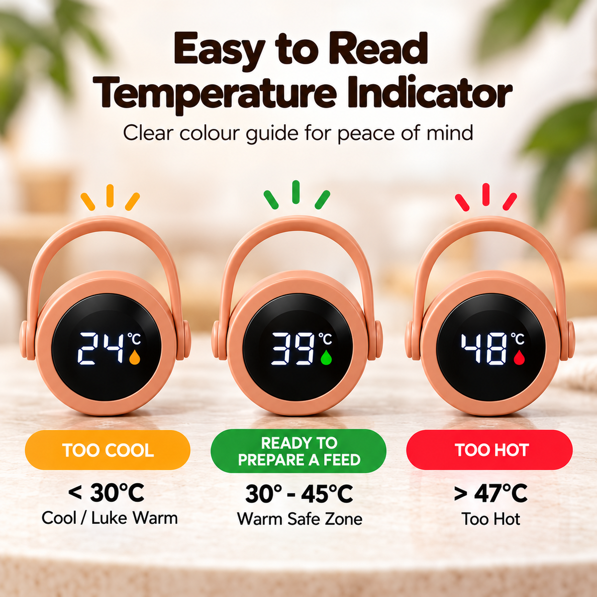 Temperature indicators 