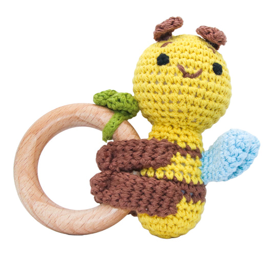 Crochet Rattles Bee