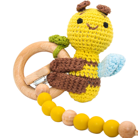 Crochet Rattles Bee NZ