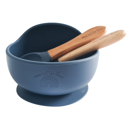 Silicon Bowl and spoon