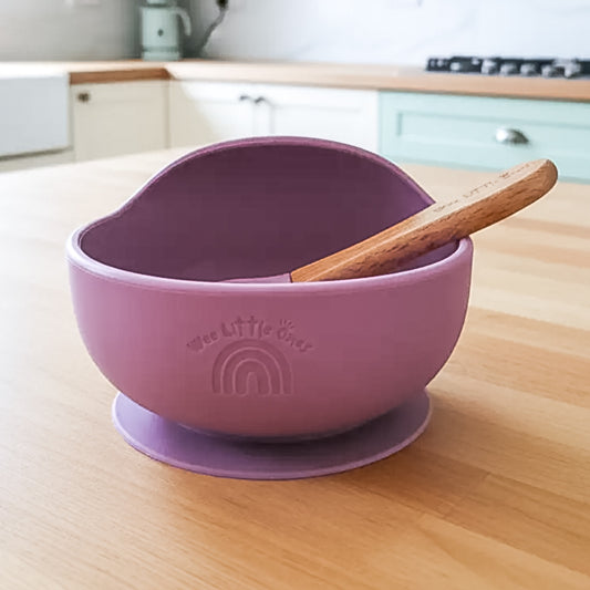 Silicon Bowl and spoon