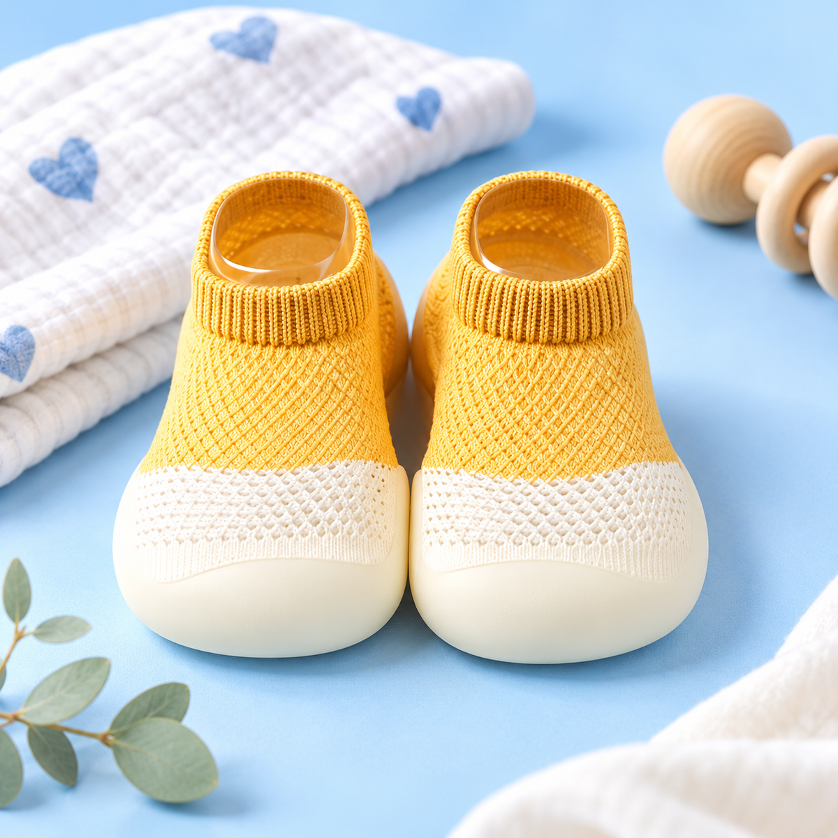 Cozy_Mustard_Knit_Baby_Shoes