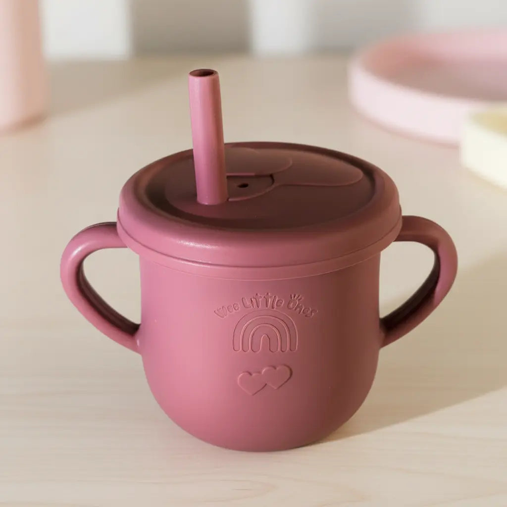 Drinking cup & snack holder