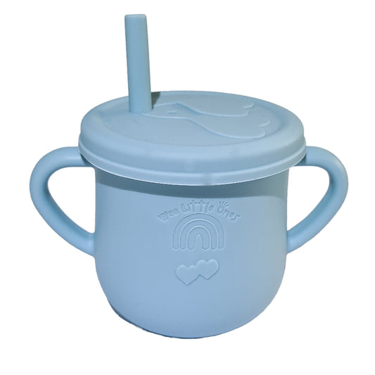 Drinking cup & snack holder