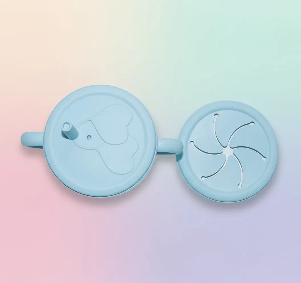 Drinking cup & snack holder