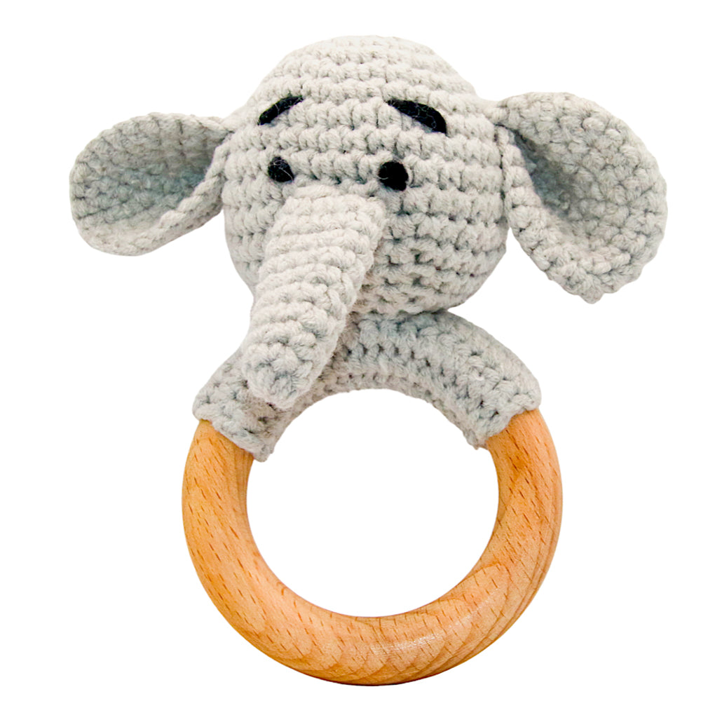 Crochet Rattles Elephant