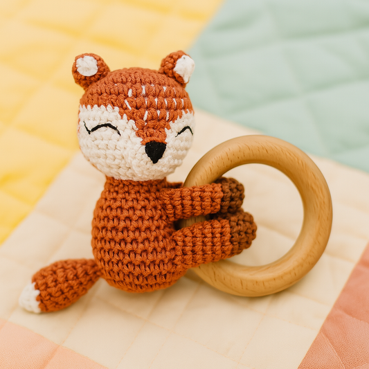 Crochet Rattles - Fox