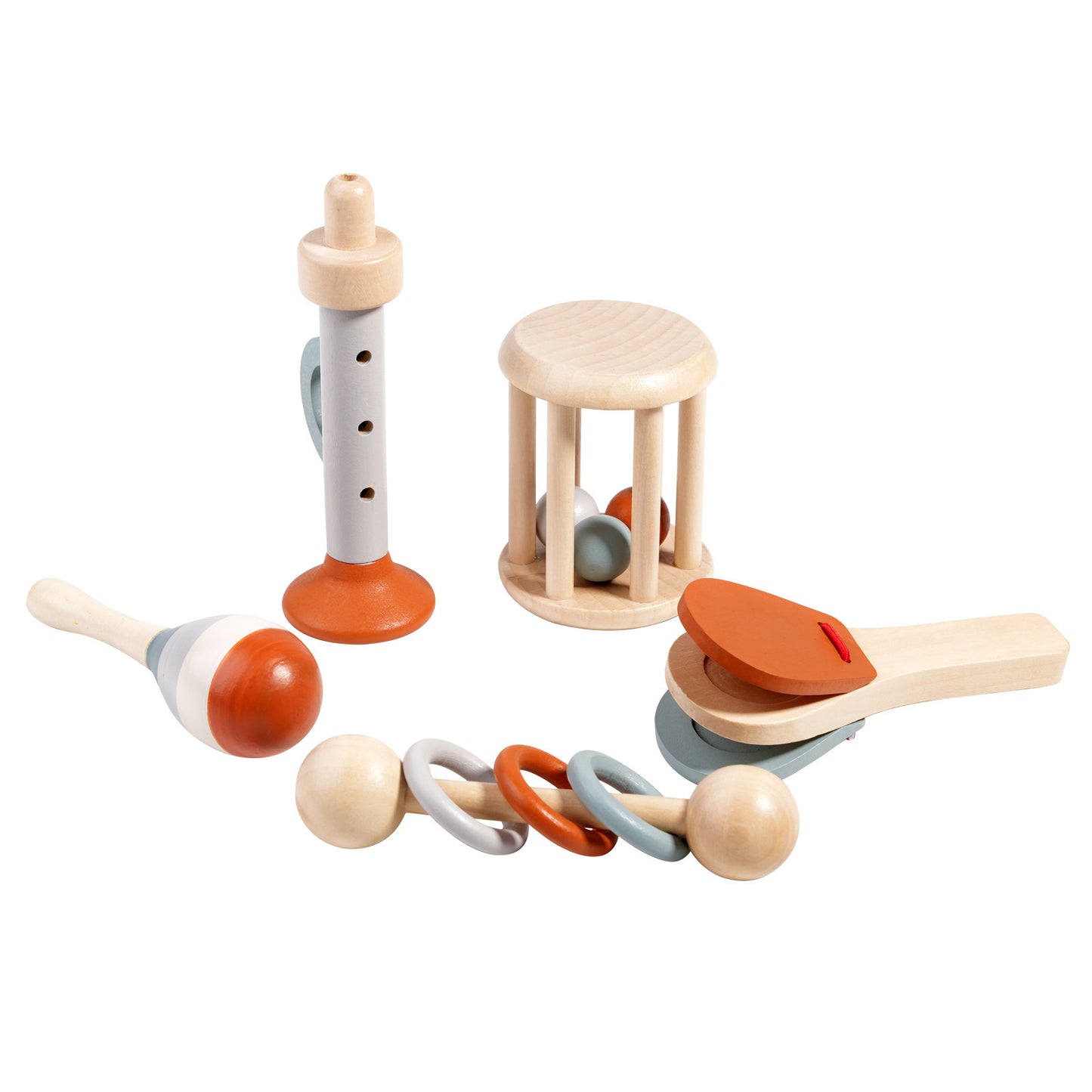 Wooden Musical Instrument Toy Set for Babies