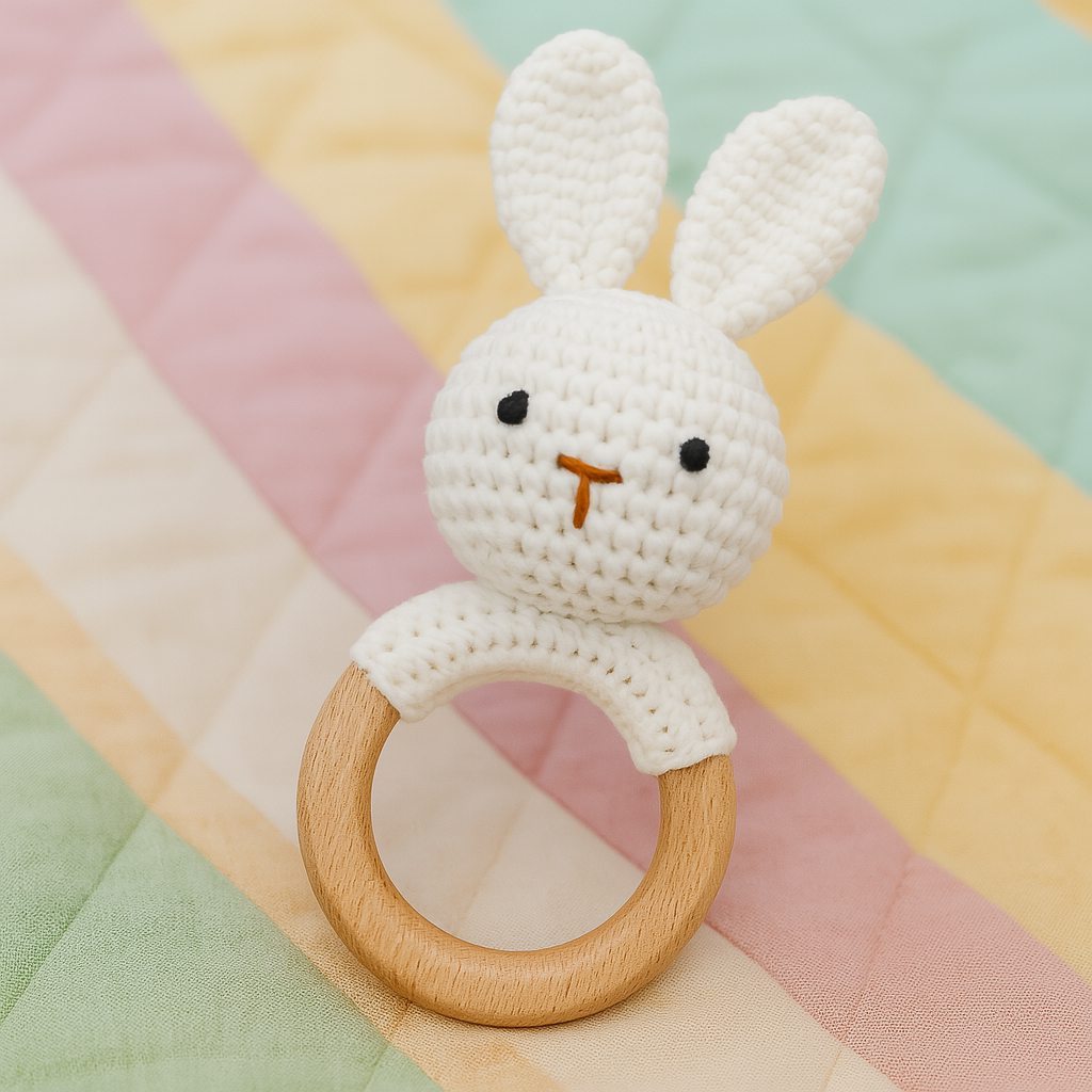 Crochet Rattles - Rabbit