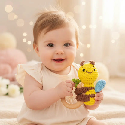 Crochet Rattles - Bee