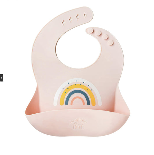 Silicone Rainbow Bib