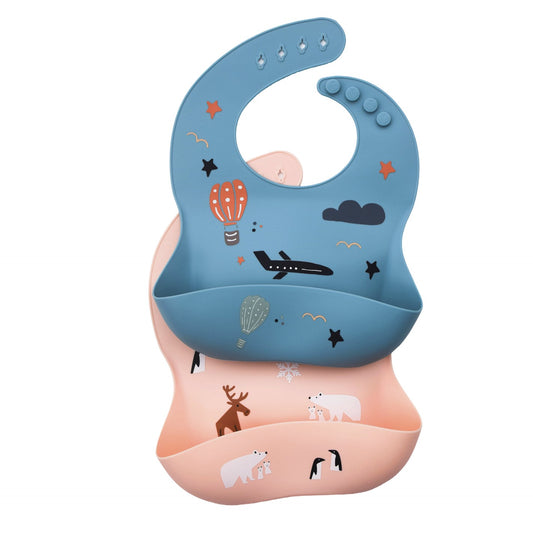 Silicone Printed Bibs