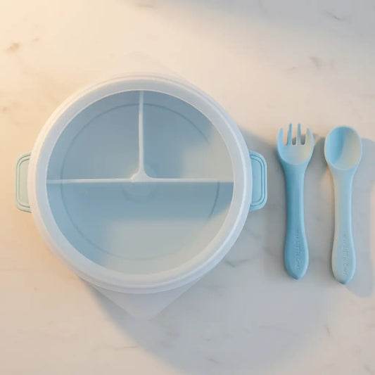 Silicone Plates and Spoon