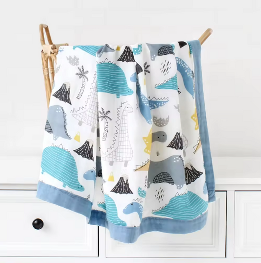 Muslin Swaddle - Dinosaur