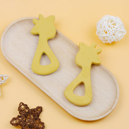 Teether Giraffe (Yellow) - Wee Little Ones